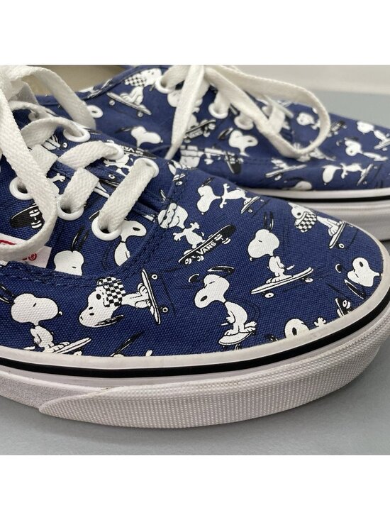 Vans Other - Vans x Peanuts Canvas Sneakers Shoes Snoopy Skateboarding Blue Mens 12